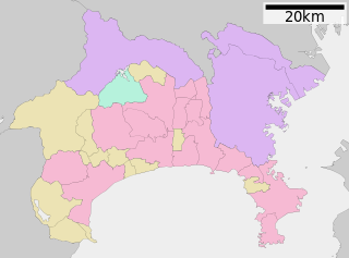 Location map Japan Kanagawa
